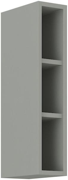 Hängeschrank Regal 15 cm Bianca Grey Rose - Grau Küchenzeile Küchenblock