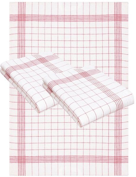 Betz Geschirrtuch 3er Set 50x68 cm Halbleinen Geschirrtücher MCT-12 HL, (3 er Set, 3-tlg, 3 Geschirrtücher 50x68 cm), Geschirrhandtuch Gläsertuch Jacquard Gläsertücher Küchentuch Handtuch