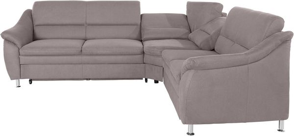 Home affaire Ecksofa Cardoso L-Form, mit Trapezecke für mehr Sitzkomfort, wahlweise auch mit Bettfunktion