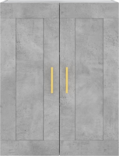 vidaXL Highboard Betongrau 69,5x34x180 cm Holzwerkstoff 3199869 Bild 5