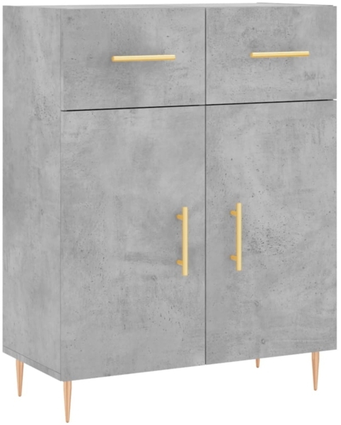 vidaXL Highboard Betongrau 69,5x34x180 cm Holzwerkstoff 3199869 Bild 6
