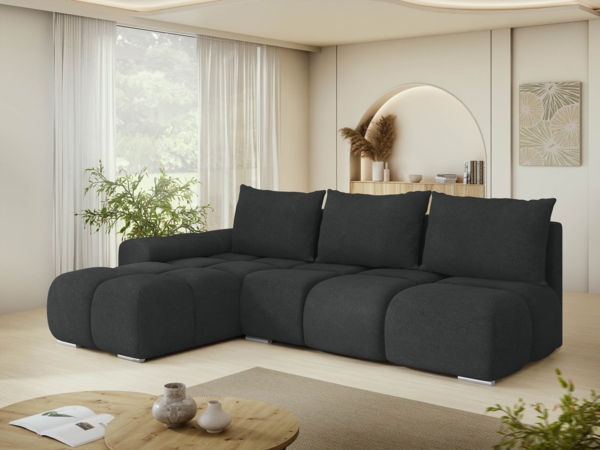 Ecksofa Bukirt (Farbe: Velo 636, Seite: Links)