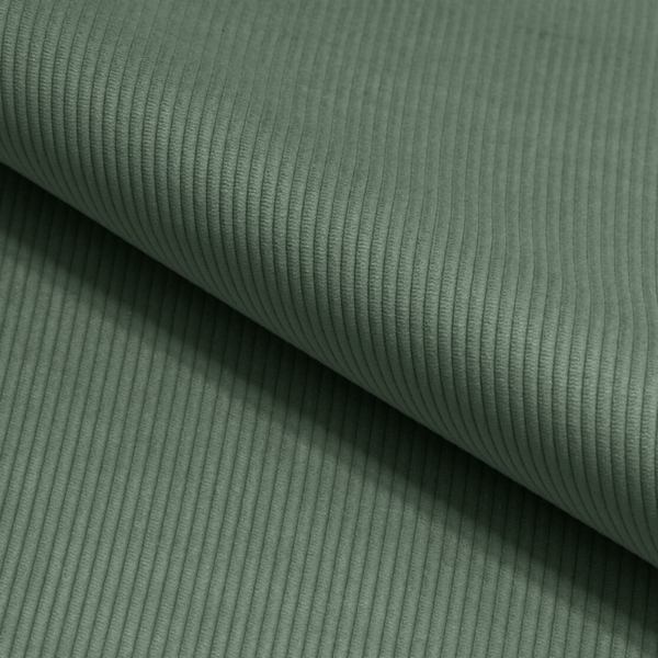 Ecksofa Designersofa PALMA XS in Stoff Scala Forest Ottomane Rechts Bild 3