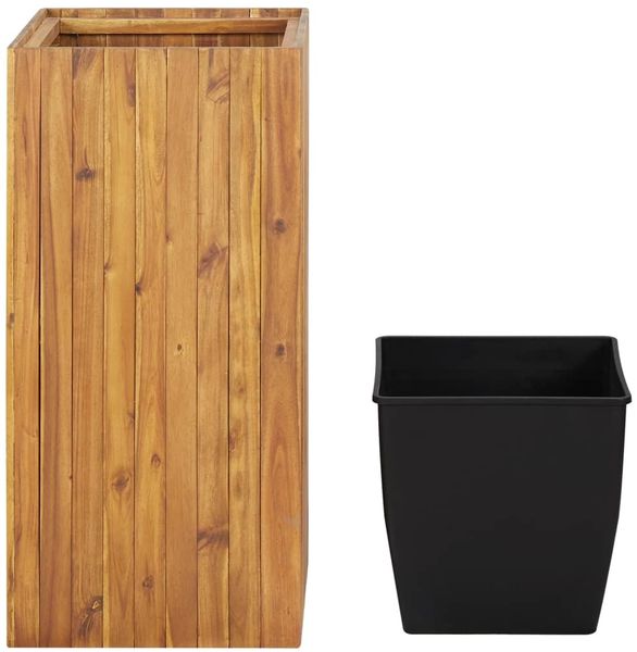 vidaXL Garten-Hochbeet 43,5 x 43,5 x 90 cm Massivholz Akazie 46571