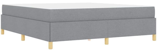 vidaXL Bettrahmen mit Matratze Hellgrau 180 x 200 cm Stoff 3398955 Bild 9