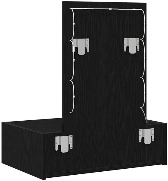 vidaXL Schminktisch mit Speicher Schwarz 60 x 40 x 70 cm Holzwerkstoff 865218 Bild 7