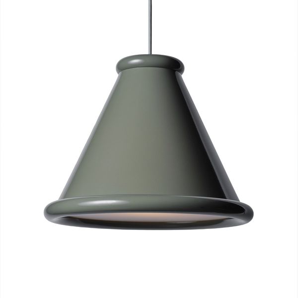 Belid Pendelleuchte Belle 36cm Moosgrau 2700K