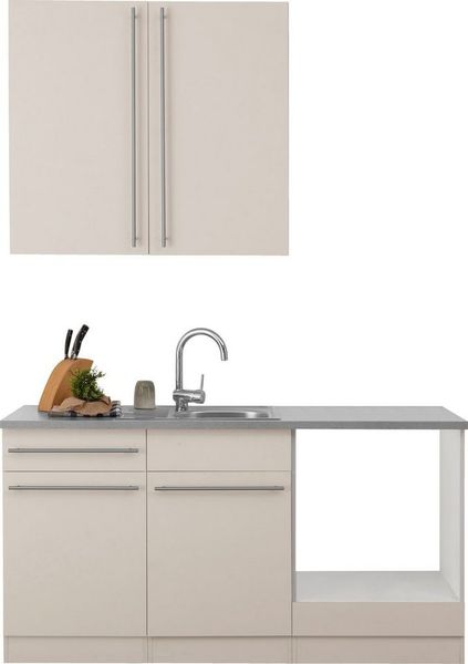 wiho Küchen Pantryküche Chicago, wahlweise mit E-Geräten, Breite 160 cm
