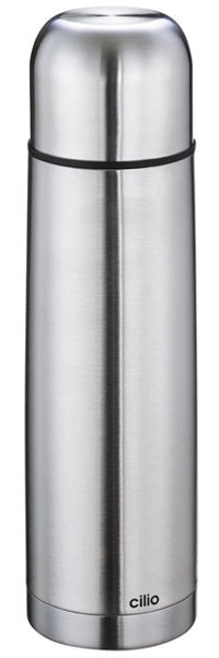Cilio 0,75L Isolierflasche mit Becher Colore | Aluminium