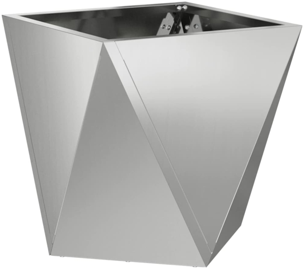 vidaXL Pflanzkübel Silber 30 x 30 x 30 cm Verzinkter Stahl 883818