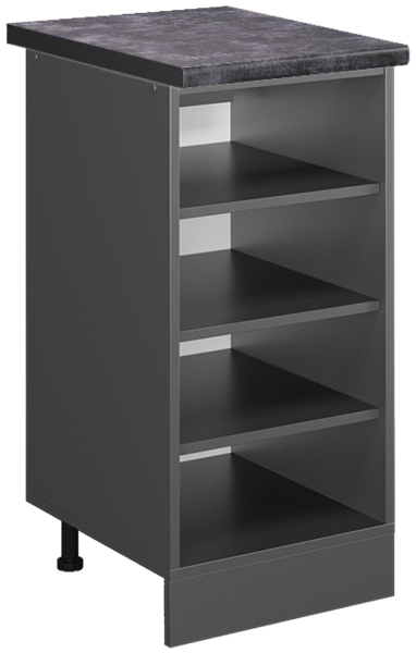Küchenregal R-Line Anthrazit 40 cm , AP Anthrazit Vicco
