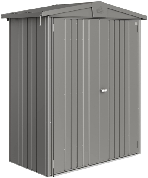 Biohort Gerätehaus Europa, 1: 172 x 84 x 196 (b x t x h) cm, quarzgrau-metallic
