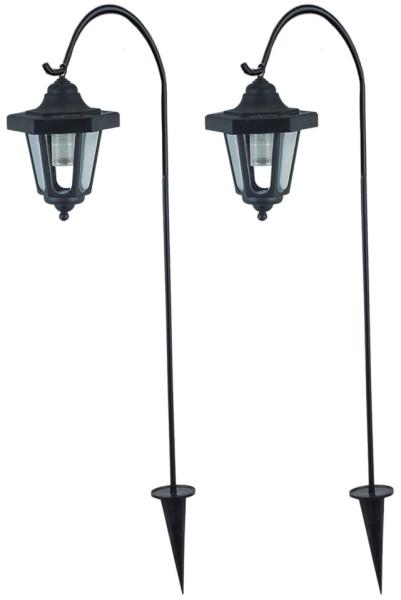 2er Set LED Solar Laternen für den Außenbereich