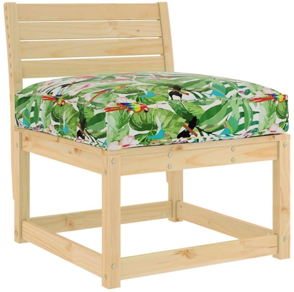 vidaXL Palettkissen für geeigneten Sitz Mehrfarbig 80 x 80 x 12 cm 42001517 Bild 3