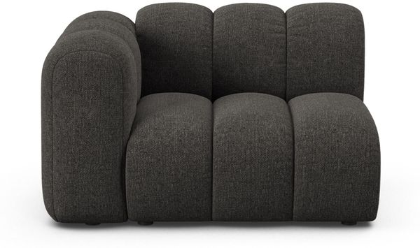 Micadoni Modul Lupine 1-Sitzer Links Chenille Eden Dunkelgrau