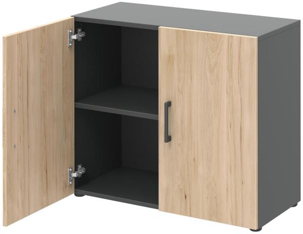 Aktenschrank in Hickory - 80x72x34,4cm (BxHxT) Bild 3