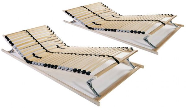vidaXL Lattenroste 2 Stk. mit 28 Latten 7 Zonen 80x200 cm [3051422] Bild 9