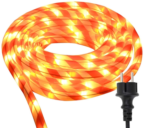 vidaXL Lichtseil mit 480 LEDs Warmes Weiß 20 m PVC 42018936