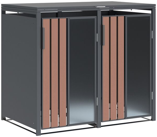 Westmann Status 2 | Metall Mülltonnenbox 2er |