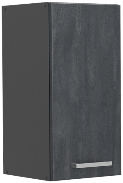 Hängeschrank R-Line Schwarz Beton 30 cm Vicco