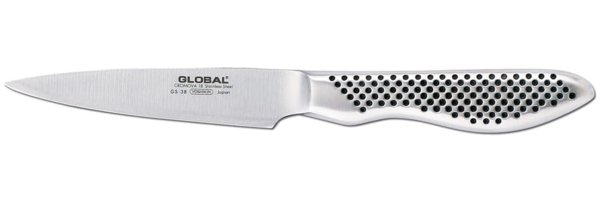 Global GS-38 Putzmesser, 9 cm, Molybdän-Vanadium Stahl, Silber