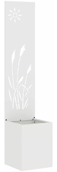 vidaXL Garten Sichtschutz-Leinwand Weiß 32 x 140 cm 876358 Bild 1