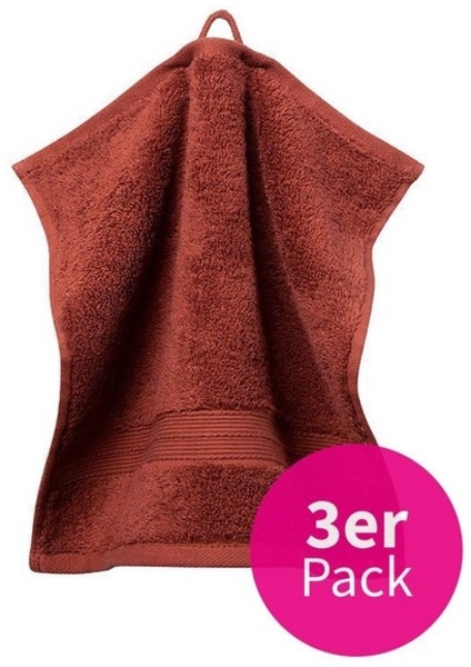 grace grand spa Waschlappen 3er-Pack (3-tlg), mit breiter Webbordüre Bild 2