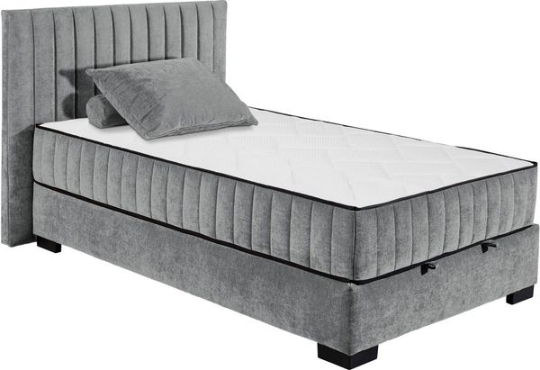 ED EXCITING DESIGN Boxbett Nagol, mit Bettkasten, mit Wendematratze, erhältlich in verschiedenen Breiten