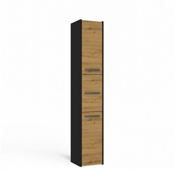 Raumhirsch Furniture Badkommode Badkommode Badezimmerschrank Badschrank (3 Schranktüre - Maße 30 x 30 x 170 cm), verschiedene Farben