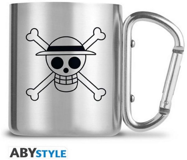 ABYstyle Tasse ONE PIECE - Tasse carabiner - Luffy & Skull