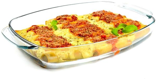 Sendez Backform Auflaufform 3,6L 35x26 cm Glasbräter Lasagneform Backblech Kuchenform, (1-tlg)