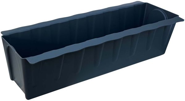 BURI 6 Euro-Paletten Blumenkästen-Einsätze inkl. Bewässerungsmatte | 37,3cm Anthrazit | Pflanzkasten für Europalette Palette | Balkonkasten | Blumentopf | aus stabilen Kunststoff | Made in Germany Bild 3
