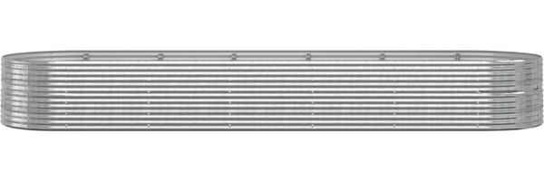 vidaXL Hochbeet Pulverbeschichteter Stahl 510x140x68 cm Silbern 319117 Bild 3