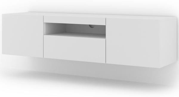 TV-Schrank AURA 150 cm weiß matt Bild 1