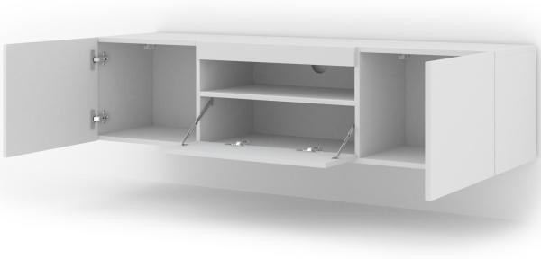 TV-Schrank AURA 150 cm weiß matt Bild 3