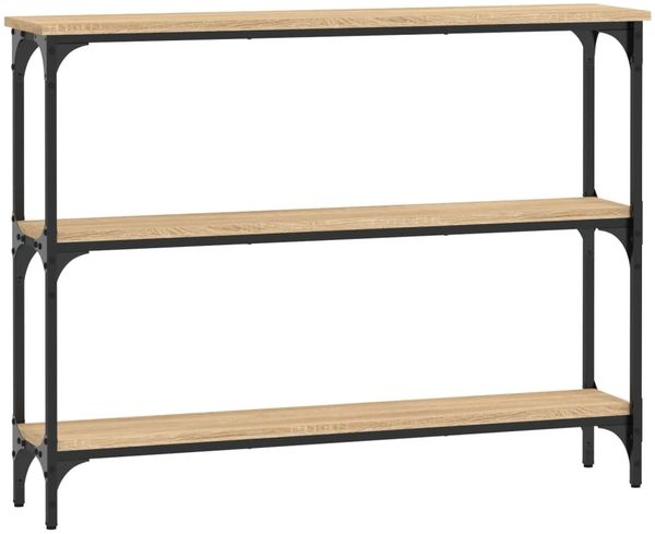 Konsolentisch, Beistelltisch, Konsole Sonoma-Eiche 100x22,5x75 cm Holzwerkstoff