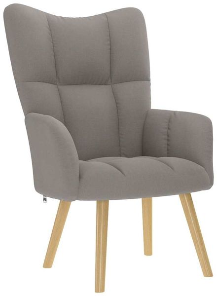 vidaXL Relaxsessel Taupe Stoff 4016773