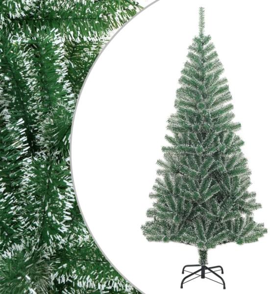 vidaXL Künstlicher Weihnachtsbaum Beschneit Grün 240 cm 357776