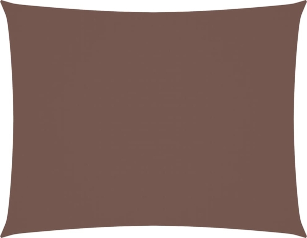 vidaXL Sonnensegel Oxford-Gewebe Rechteckig 2x3,5 m Braun 135806