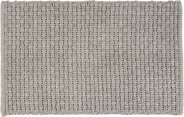 WENKO ECOLI Badteppich 50 x 80 cm, Grau