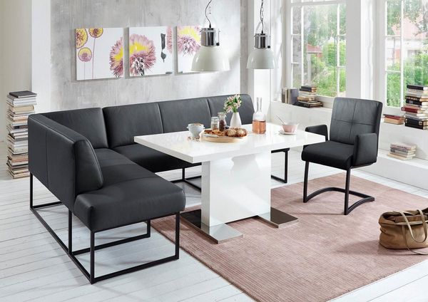 exxpo - sofa fashion Eckbank Affogato, bequem und elegant, hochwertige Detailverarbeitung, Frei im Raum stellbar