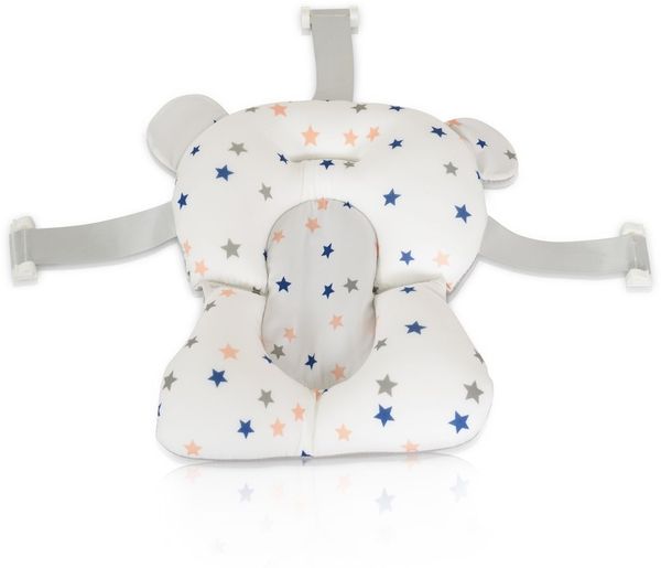 Moni Baby-Badekissen Sea Stars HA-B48, Badeauflage, Kunststoff Clips, ab Geburt bunt