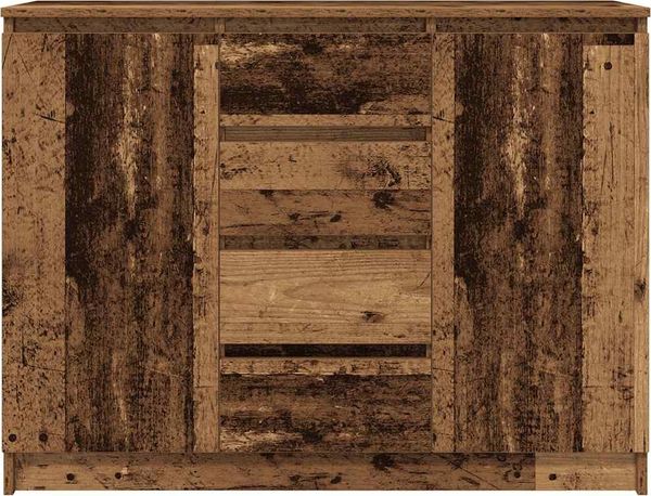 vidaXL Sideboard mit Schubladen Altholz-Optik 100,5x35x76 cm 3328451 Bild 6