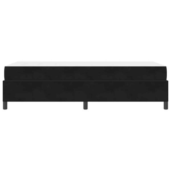 vidaXL Bettrahmen mit Matratze Schwarz 90 x 190 cm Stoff 3399032 Bild 6