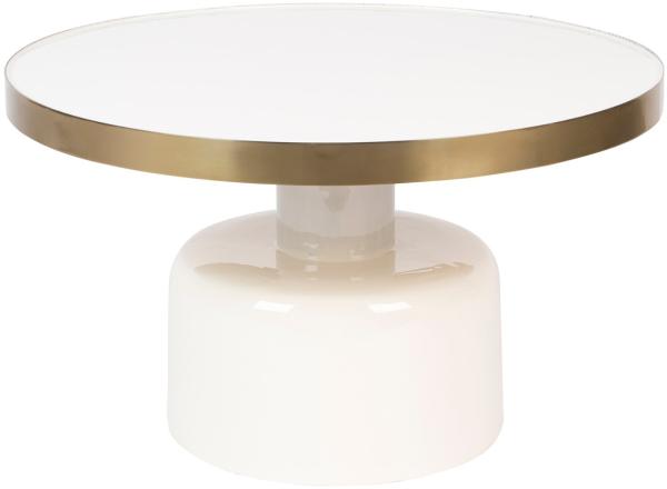 Couchtisch GLAM WEIß von ZUIVER Ø 60 cm