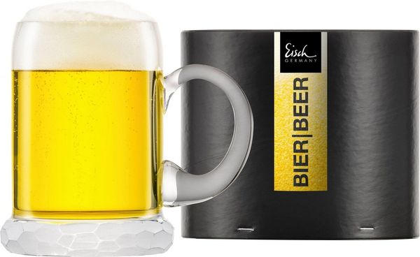 Eisch Hamilton Bierseidel 500 ml in Geschenkröhre