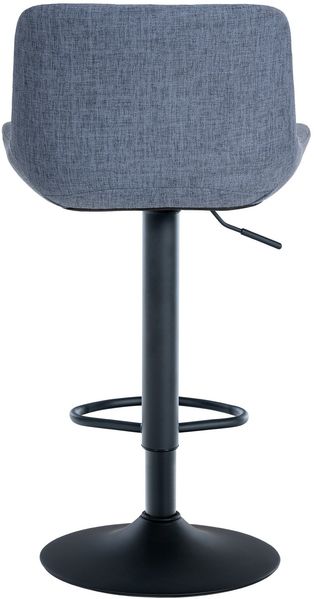 CLP 2er Set Barhocker Tover 360° drehbar und in der Höhe verstellbar,blau Stoff Bild 6