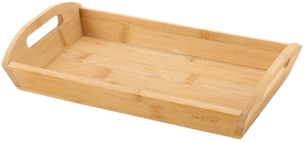 Bambus Tablett - Brotkorb & Obstschale mit Griffen - Modern & praktisch