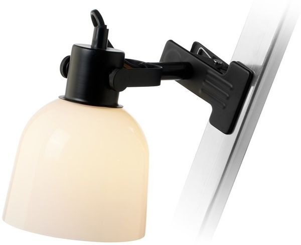 Halo Design 747238 Glow Klemmleuchte schwarz opal E14