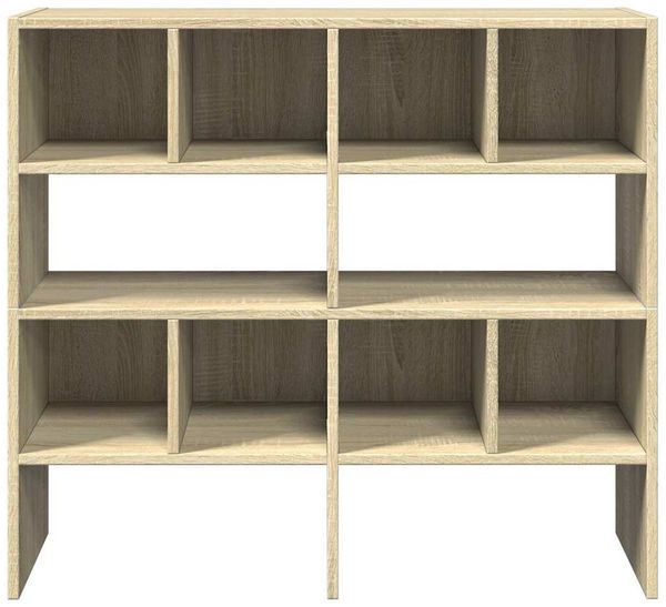 vidaXL Schuhregale 2 Stk. Stapelbar Sonoma-Eiche 89,5x30x40 cm 858844 Bild 4